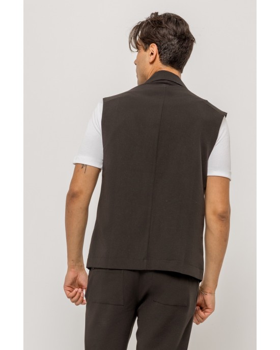 Πουκαμίσα Vittorio Salvo μαύρο OVERSHIRT