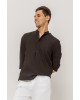 Πουκάμισα Vittorio μαύρη OVERSHIRT