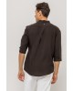Πουκάμισα Vittorio μαύρη OVERSHIRT
