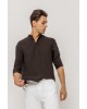 Πουκάμισα Vittorio μαύρη OVERSHIRT