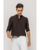 Πουκάμισα Vittorio μαύρη OVERSHIRT