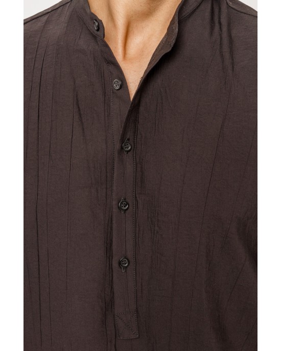 Πουκάμισα Vittorio μαύρη OVERSHIRT