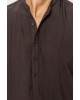 Πουκάμισα Vittorio μαύρη OVERSHIRT