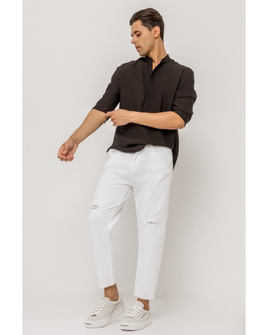 Πουκάμισα Vittorio μαύρη OVERSHIRT