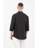 Πουκάμισα Vittorio μαύρη OVERSHIRT