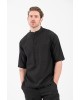 Πουκαμίσα Vittorio Porto μαύρο OVERSHIRT