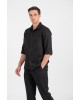 Πουκαμίσα Vittorio Sunrise μαύρο OVERSHIRT