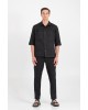 Πουκαμίσα Vittorio Sunrise μαύρο OVERSHIRT