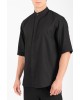 Πουκαμίσα Vittorio Miro μαύρο OVERSHIRT