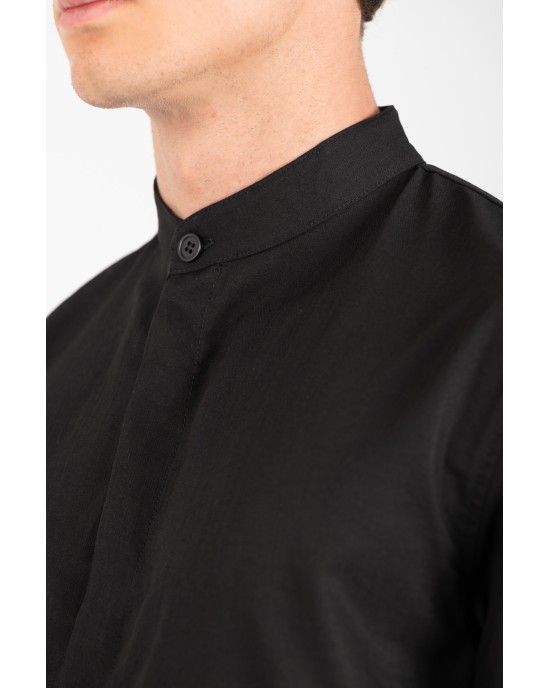 Πουκαμίσα Vittorio Miro μαύρο OVERSHIRT