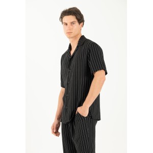 Πουκάμισο Vittorio Tinos μαύρο Πουκάμισο Vittorio Tinos μαύρο