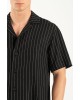 Πουκάμισο Vittorio Tinos μαύρο OVERSHIRT