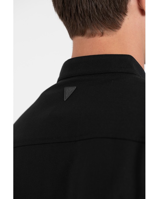Πουκαμίσα Vittorio Bosa μαύρο OVERSHIRT