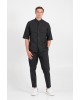 Πουκαμίσα Vittorio Bosa μαύρο OVERSHIRT