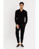 Πουκαμίσα Vittorio μαύρη OVERSHIRT