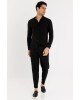 Πουκαμίσα Vittorio μαύρη OVERSHIRT