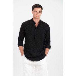 Πουκαμίσα Vittorio μαύρη Πουκαμίσα Vittorio μαύρη