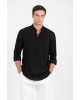 Πουκάμισα Vittorio μαύρη OVERSHIRT