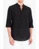 Πουκάμισα Vittorio μαύρη OVERSHIRT