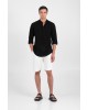 Πουκάμισα Vittorio μαύρη OVERSHIRT