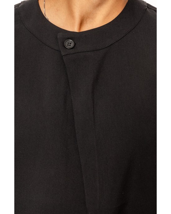 Πουκάμισο Vittorio Mirolio μαύρο OVERSHIRT
