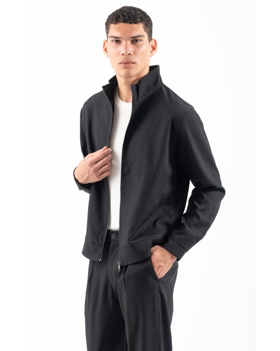 Πουκαμίσα Vittorio Robbio μαύρο OVERSHIRT