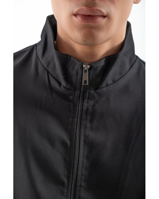 Πουκαμίσα Vittorio Robbio μαύρο OVERSHIRT