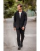 Πουκαμίσα Vittorio Alberto μαύρο OVERSHIRT