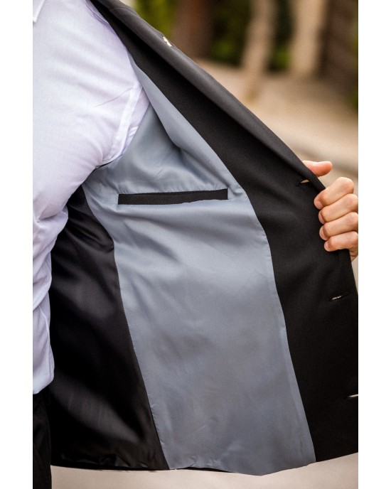 Πουκαμίσα Vittorio Pescara μαύρο OVERSHIRT