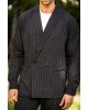 Πουκαμίσα Vittorio Genova μαύρο OVERSHIRT