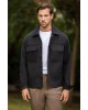 Overshirt Vittorio Mozzio μαύρο OVERSHIRT