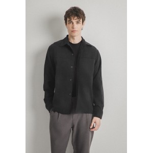 Overshirt Vittorio Primo μαύρο