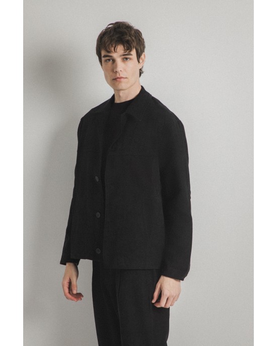 Overshirt Vittorio Francesco μαύρο OVERSHIRT