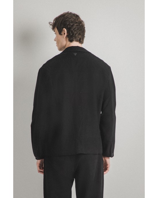 Overshirt Vittorio Francesco μαύρο OVERSHIRT