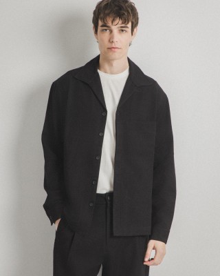 Overshirt Vittorio μαύρο