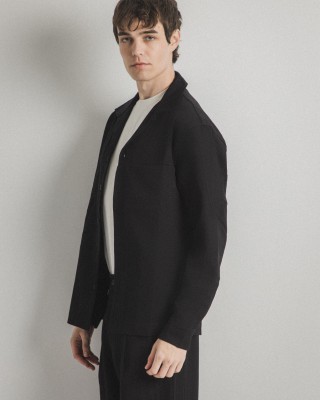 Overshirt Vittorio μαύρο