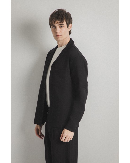 Overshirt Montavero μαύρο OVERSHIRT
