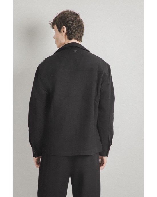 Overshirt Montavero μαύρο OVERSHIRT