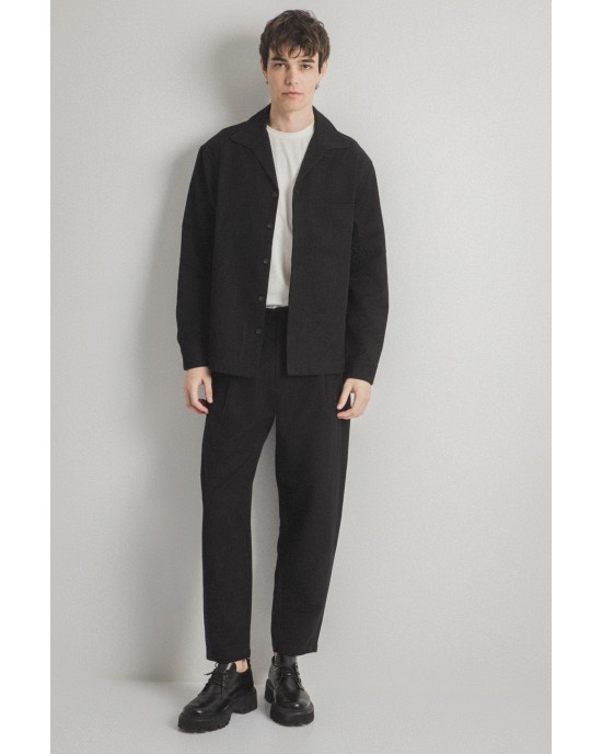 Overshirt Montavero μαύρο OVERSHIRT