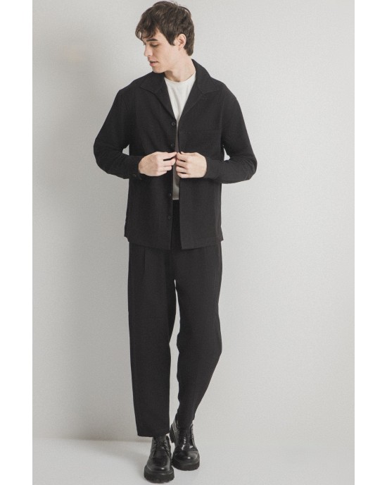Overshirt Montavero μαύρο OVERSHIRT