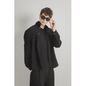 Overshirt Vittorio μαύρο