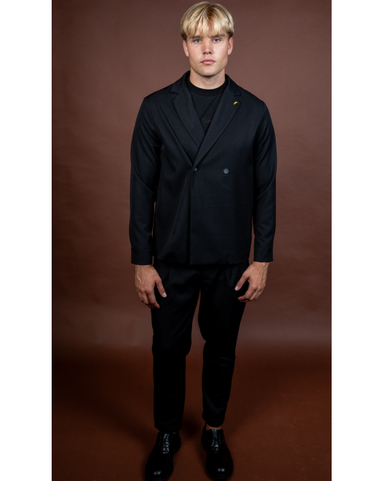 Overshirt Vittorio Riccardo μαύρο OVERSHIRT