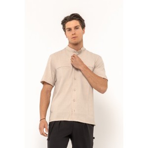 Overshirt Rebel μπεζ