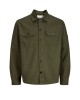 Overshirt Jack n Jones λαδί OVERSHIRT