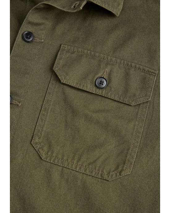 Overshirt Jack n Jones λαδί OVERSHIRT