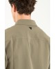 Πουκάμισο Vittorio Bellagio λαδί OVERSHIRT