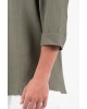 Πουκάμισο Vittorio χακί OVERSHIRT