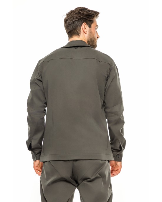 Overshirt Vittorio Saletto λαδί OVERSHIRT