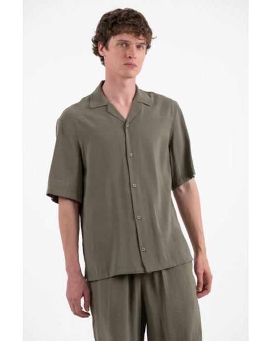 Overshirt Vittorio Venezzia λαδί OVERSHIRT