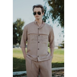 Πουκαμίσα Vittorio Monteri σομόν